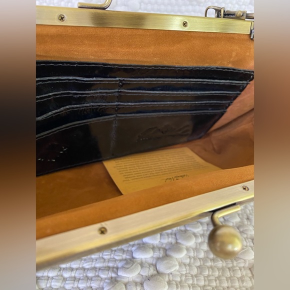 Patricia Nash Abstract Animal * Napoli Satchel & Potenaz Kisslock Clutch* NWT - Picture 11 of 12